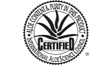 Certified - Aloe Content & Purity In This Product - International Aloe Science Council